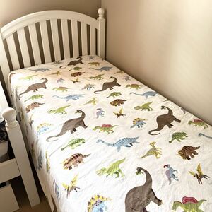 IKEA Jattelik Dinosaur Themed Duvet Cover Twin Size Zipper 19489